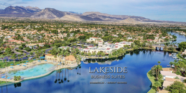 Lakeside Business Suites at Lakeside Village Aerial View